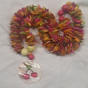 Long necklace, handmade by me